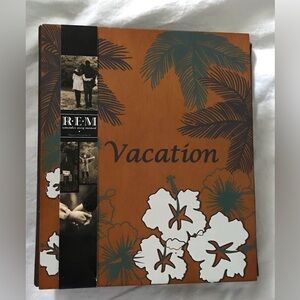 VACATION PHOTO PICTURE ALBUM BOOK holds 184 6” x 4” pictures NEW by REM